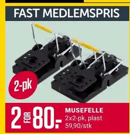 Europris MUSEFELLE tilbud