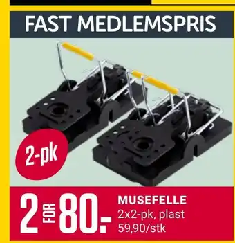 Europris MUSEFELLE tilbud