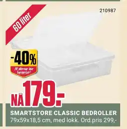 Europris SMARTSTORE CLASSIC BEDROLLER tilbud