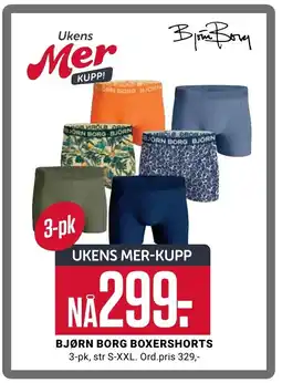 Europris BJØRN BORG BOXERSHORTS tilbud