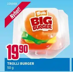 Europris TROLLI BURGER, NOK 19.9 tilbud