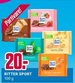 Europris RITTER SPORT, NOK 20 tilbud