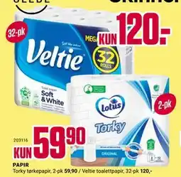 Europris PAPIR, NOK 120 tilbud