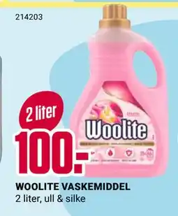 Europris WOOLITE VASKEMIDDEL, NOK 100 tilbud
