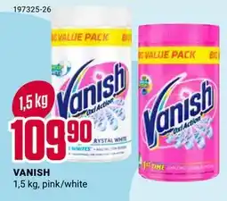 Europris VANISH, NOK 109.9 tilbud