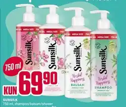 Europris SUNSILK, NOK 69.9 tilbud