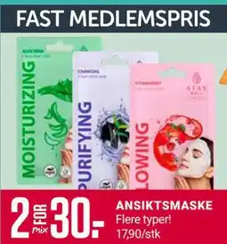 Europris ANSIKTSMASKE, Medlemspris tilbud