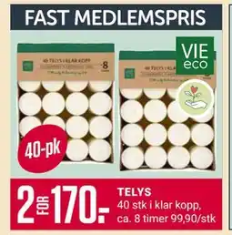 Europris TELYS, Medlemspris tilbud