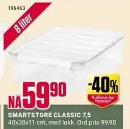 Europris SMARTSTORE CLASSIC 7,5, NOK 59.9 tilbud