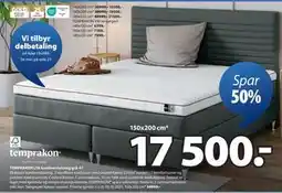 JYSK TEMPRAKON LYA kontinentalseng grå-47, NOK 17500 tilbud