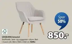 JYSK UDSBJERG lenestol, NOK 850 tilbud