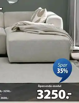 JYSK Åpen ende-modul, NOK 3250 tilbud