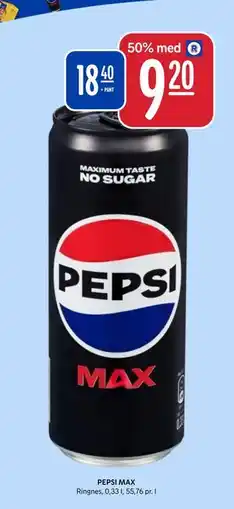 Rema 1000 PEPSI MAX, NOK 18.4, App-pris tilbud