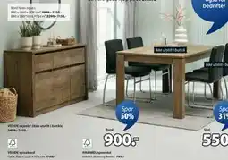 JYSK VEDDE spisebord tilbud