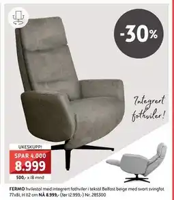 Bohus FERMO hvilestol, NOK 8999 tilbud