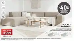Bohus QUADRATO hjørnesofa, NOK 17999 tilbud