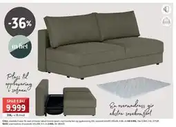 Bohus CHILL sovesofa, NOK 9999 tilbud