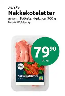 Joker Nakkekoteletter, NOK 79.9 tilbud