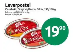 Joker Leverpostei, NOK 19.9 tilbud