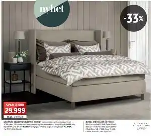 Bohus SIGNATURE COLLECTION SLEEPING BJERKØY kontinentalseng tilbud
