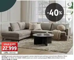 Bohus ALTERA hjørnesofa, NOK 22999 tilbud
