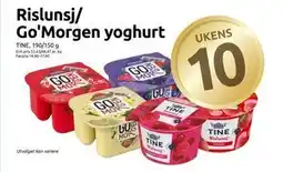 Joker Rislunsj/ Go'Morgen yoghurt, NOK 10 tilbud