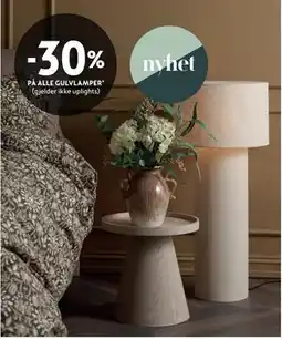 Bohus LUND gulvlampe, NOK 979 tilbud