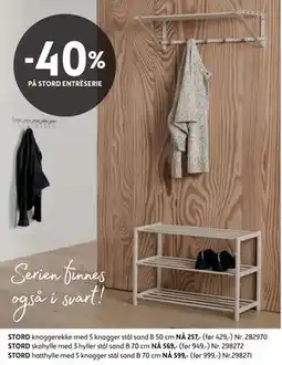 Bohus STORD skohylle, NOK 569 tilbud