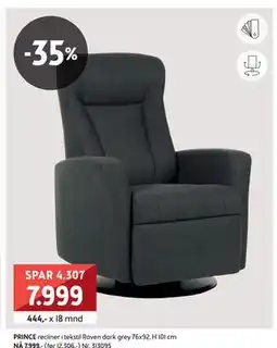 Bohus PRINCE recliner, NOK 7999 tilbud