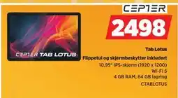 POWER Tab Lotus, NOK 2498 tilbud