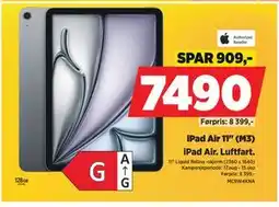 POWER iPad Air 11 (M3), NOK 7490 tilbud