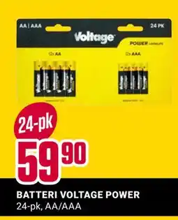 Europris BATTERI VOLTAGE POWER, NOK 59.9 tilbud