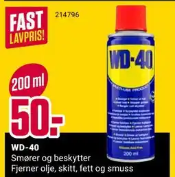 Europris WD-40, NOK 50 tilbud