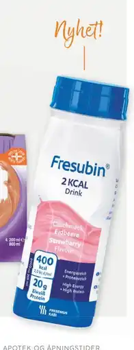 Vitusapotek Fresubin 2 KCAL Drink jordbær, NOK 152.9 tilbud
