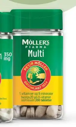 Vitusapotek Möller's Pharma Multi, NOK 155.5 tilbud