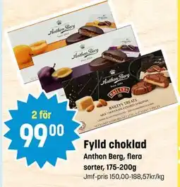 Eurocash Fylld choklad, SEK 99 tilbud
