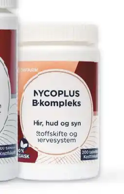 Vitusapotek Nycoplus B-kompleks, 200 tabletter, NOK 125.5 tilbud