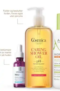 Vitusapotek Cosmica Caring Shower Oil parfymert, 400 ml, NOK 174.5 tilbud
