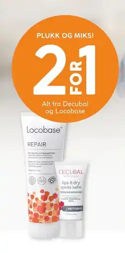 Vitusapotek Alt fra Decubal og Locobase tilbud