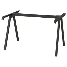IKEA Trotten Understell for bordplate, antrasitt, 140/160 cm tilbud
