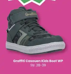 Sport Outlet Graffiti Casouen Kids Boot WP, NOK 250 tilbud