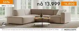 Skeidar Monaco 2,5-seter, NOK 13999 tilbud