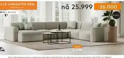 Skeidar Styl U-sofa, NOK 25999 tilbud