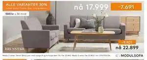 Skeidar Medly 2-seter, NOK 17999 tilbud