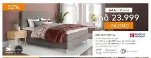 Skeidar ZETA KONTINENTAL tilbud