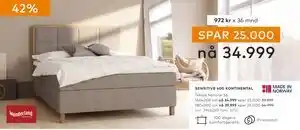 Skeidar SENSITIVE 600 KONTINENTAL tilbud