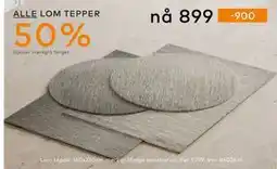 Skeidar Lom teppe, NOK 899 tilbud