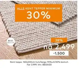 Skeidar ALLE KENT TEPPER MINIMUM tilbud