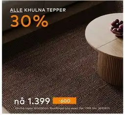 Skeidar ALLE KHULNA TEPPER tilbud
