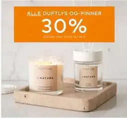 Skeidar ALLE DUFTLYS OG-PINNER tilbud